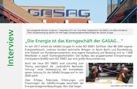 Energiemanagement bei der Gasag