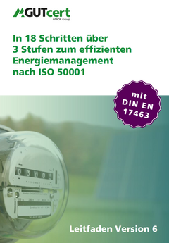 GUTcert Leitfaden für Energiemanagenemt nach ISO 50001 mit DIN EN 17463 valeri