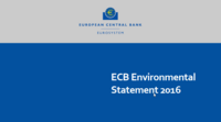 Titelseite der Umwelterklärung der Europäischen Zentralbank