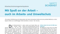 Interview Arbeitssicherheit bei Uniper