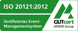 Prüfzeichen für Eventmanagementsystem
