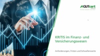 Präsentation zum Thema KRITIS für den Finanzbereich und Versicherungen