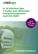 GUTcert Leitfaden für Energiemanagenemt nach ISO 50001 mit DIN EN 17463 valeri