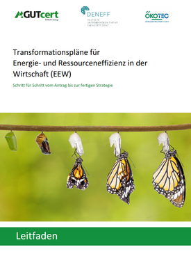 Der GUTcert Leitfaden Transformationspläne für Energie- und Ressourceneffizienz in der Wirtschaft (EEW)