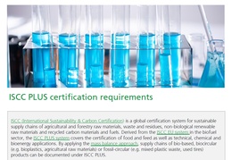 ISCC-PLUS certification requirements