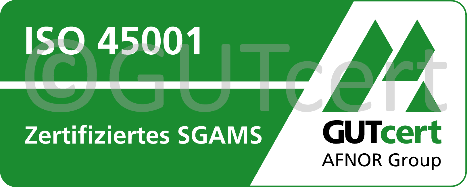 Prüfzeichen für SGAMS