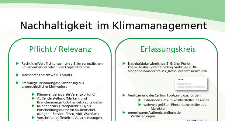 Poster Nachhaltigkeit