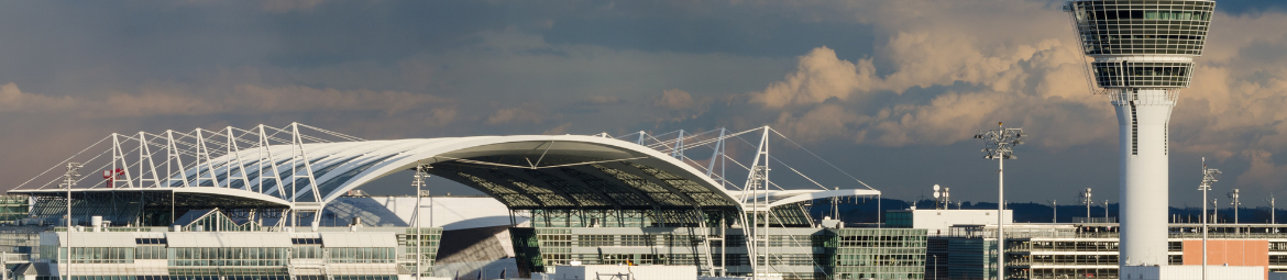 Ein Bild des Münchener Flughafen