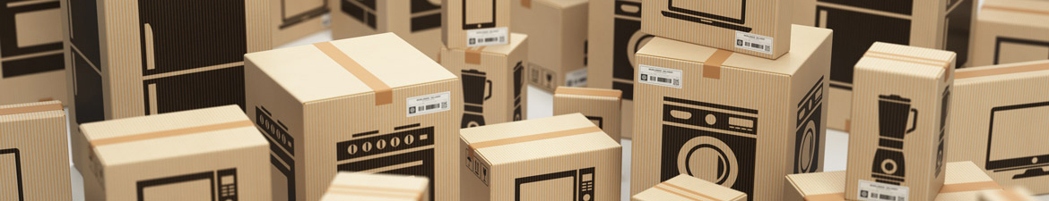 Küchengeräte in nachhaltiger Kartonverpackung